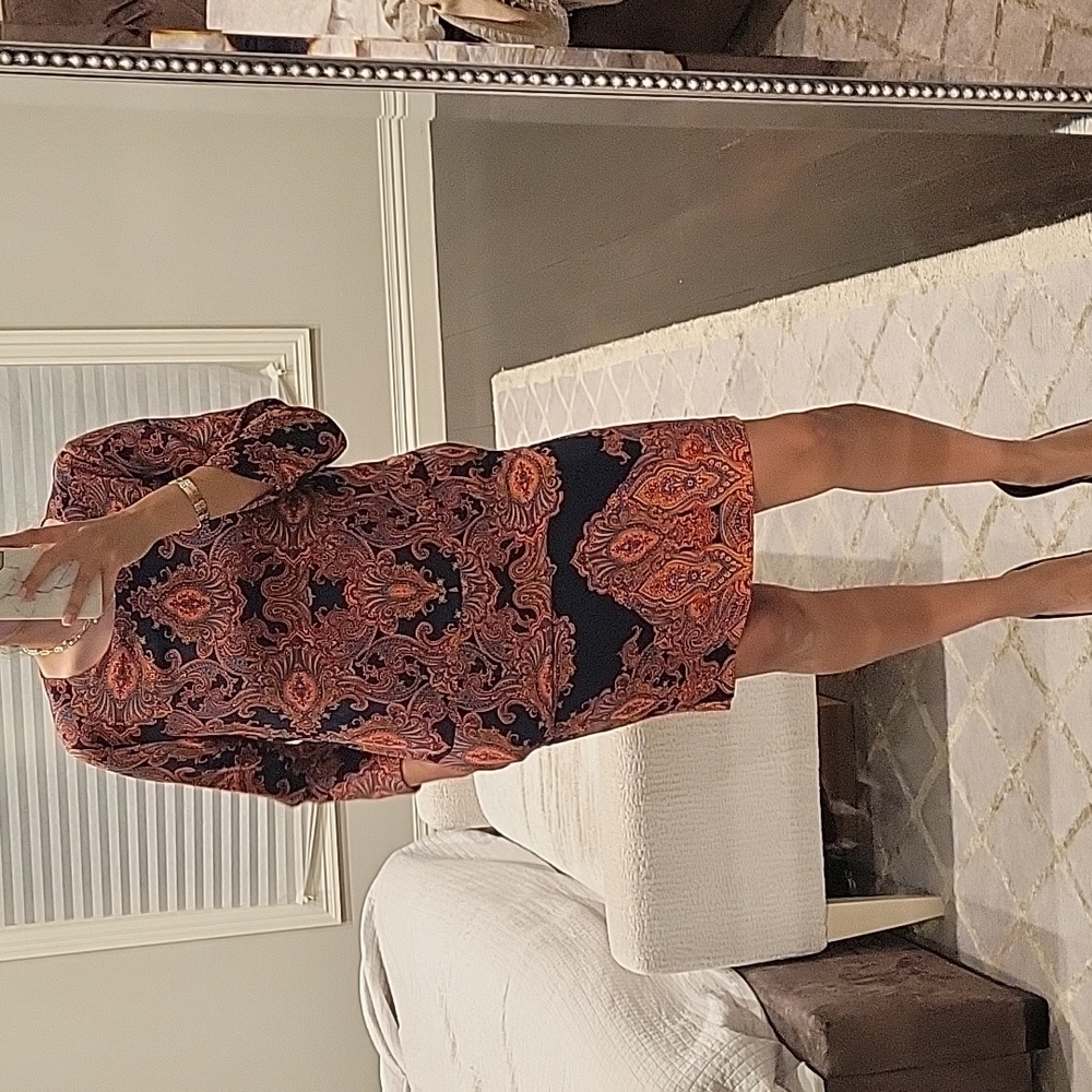 WOMEN'S BRAND NEW JOE FRESH PAISLEY DRESS SZ 2 $30